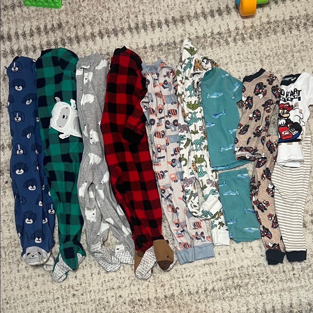 Assorted Baby Pajamas Set 9 Pieces